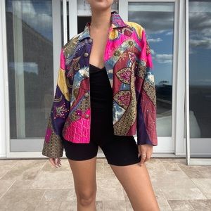 Colorful Embroidered Jacket